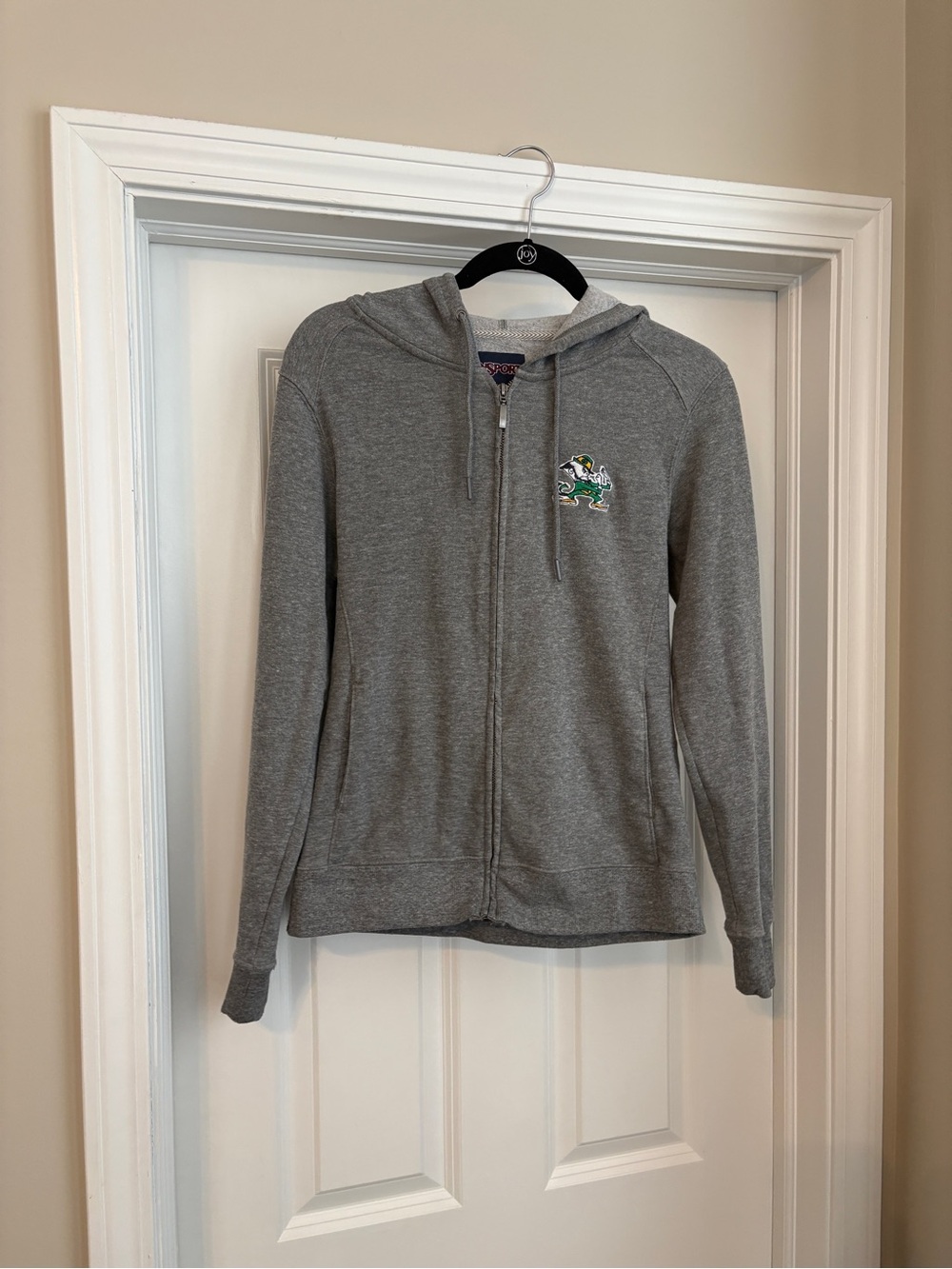 JanSport Notre Dame Embroidered Zip Up Hoodie Women’s Medium Fighting Irish